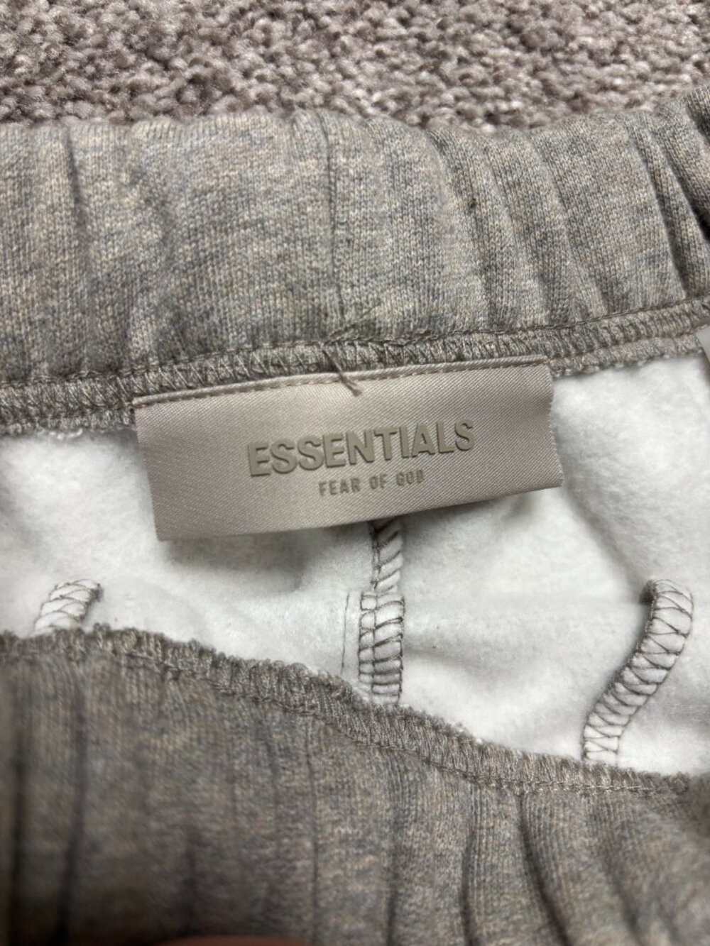 FOG - Fear of God Essentials Dark Oatmeal Shorts - (READ DESCRIPTION) - Picture 8 of 10
